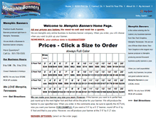 Tablet Screenshot of memphisbanners.com